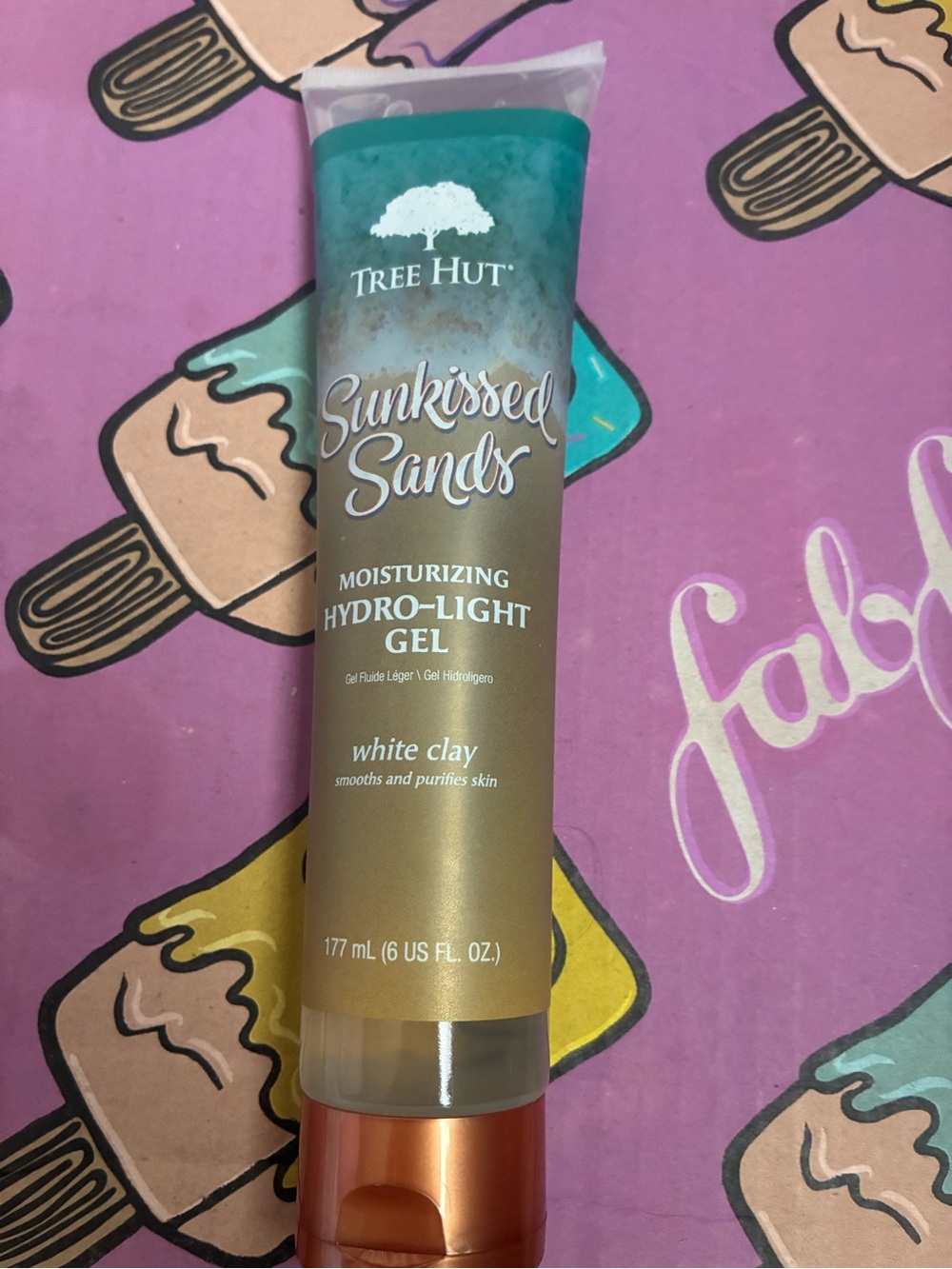 Tree hut Sun-kissed Sands 6oz Moisturizing hydro-light gel